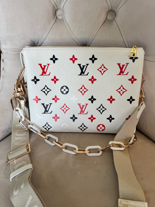 Red/Black/White Chelsea Purse