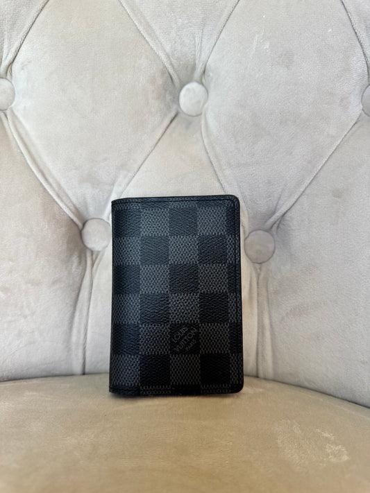 Jane Black/Grey Checkered Wallet