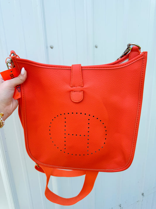 Paris Orange Purse