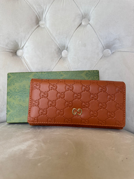 Brown Large Fold Gracie Wallet