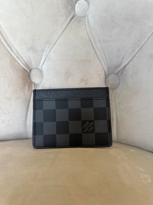 Black/Grey Checkered Wallet